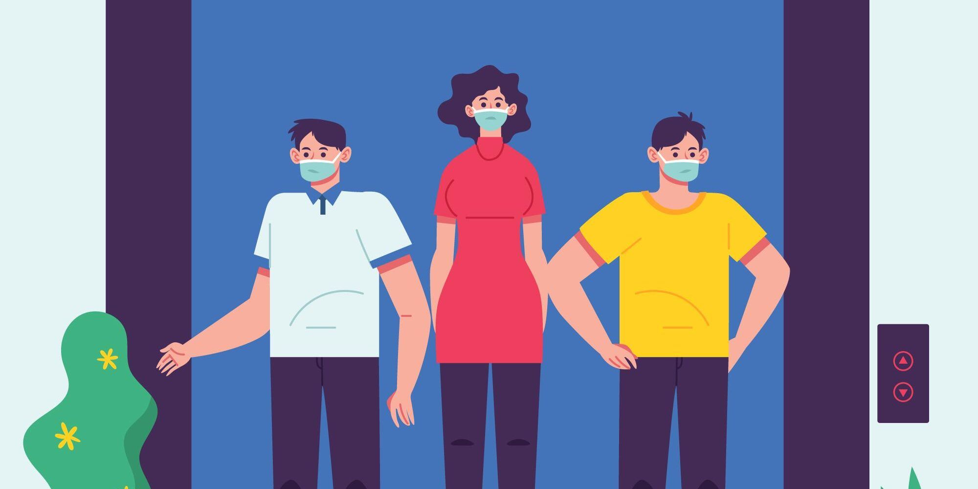 El uso de mascarillas en la comunidad de vecinos. ¿Vuelta a la normalidad?